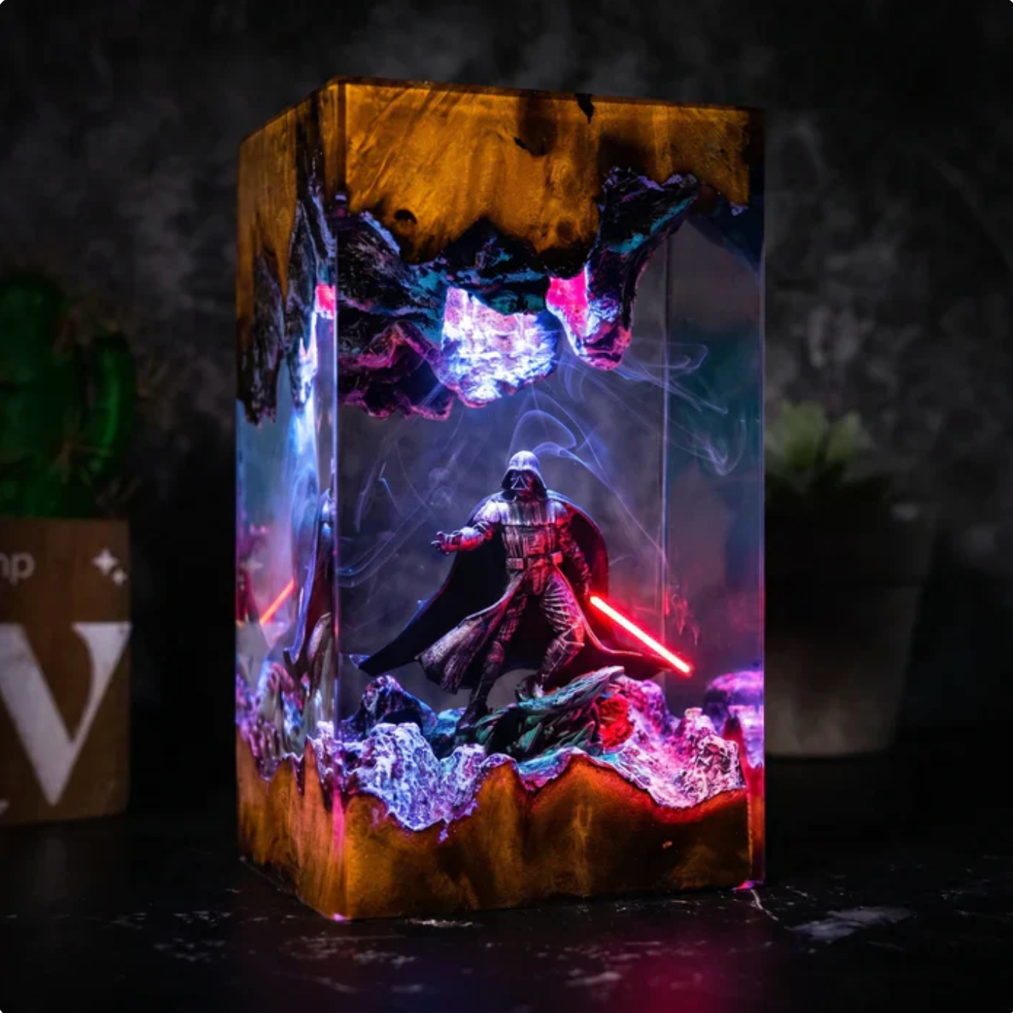 Dark Knight Resin Lamp – VelvetsArt