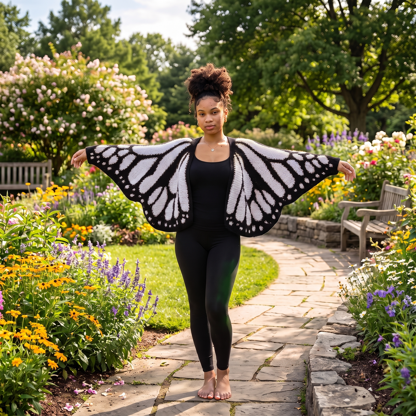 Butterfly Crochet Cardigan