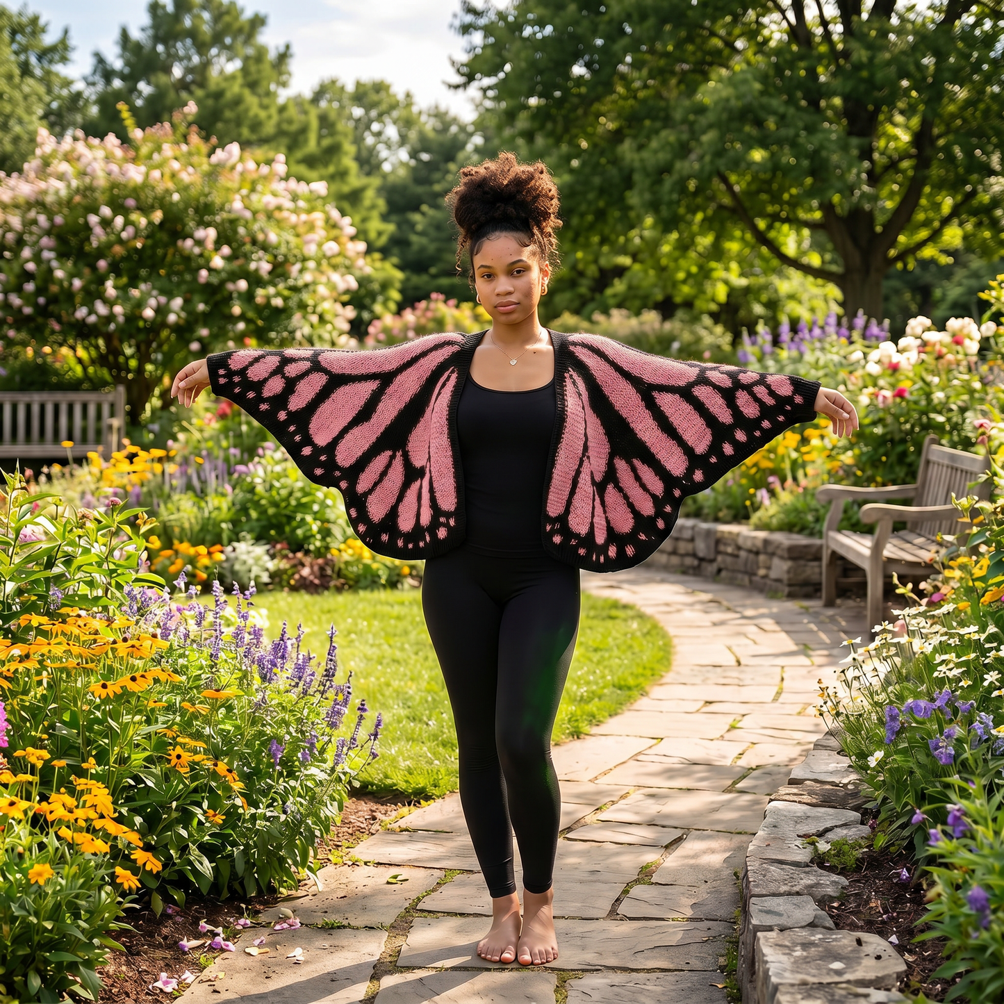 Butterfly Crochet Cardigan